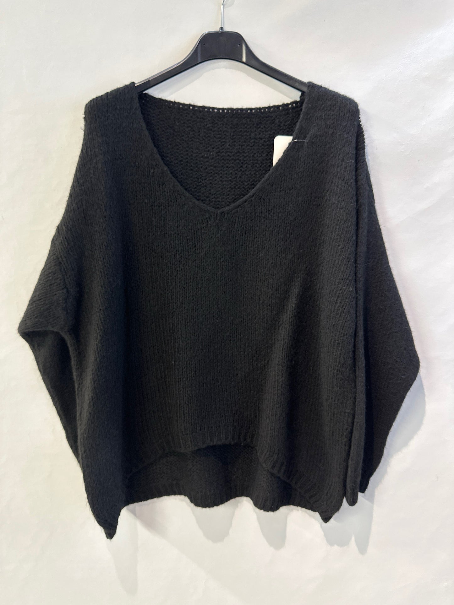 Maglia Scollo a V Oversize