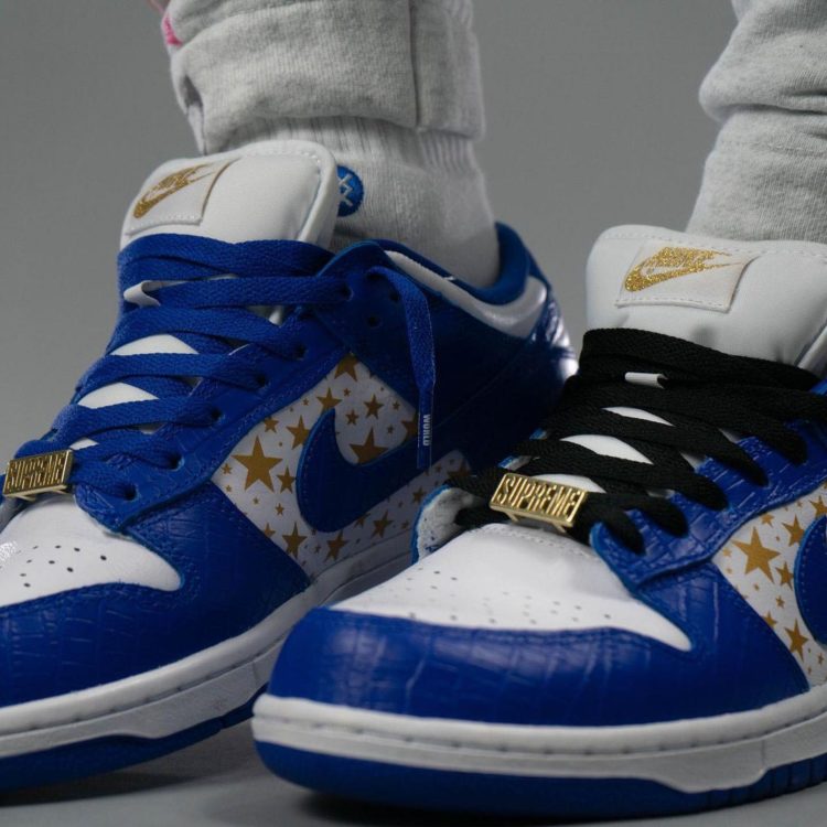 Nike Dunk Low Supreme Blue Stars